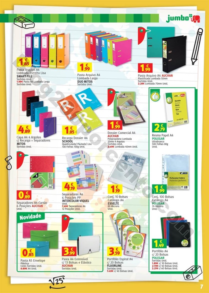 Antevisão Folheto JUMBO Regresso às aulas promo