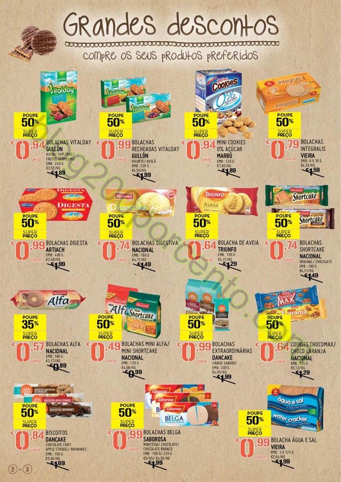 Antevisão Folheto CONTINENTE Extra Bolachas de 5 