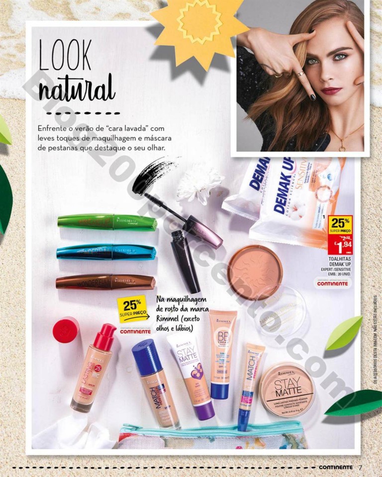 Antevisão Folheto CONTINENTE Beleza verão promo