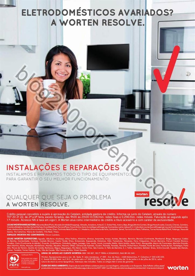 Novo Folheto WORTEN Ecomode promoções de 16 junh
