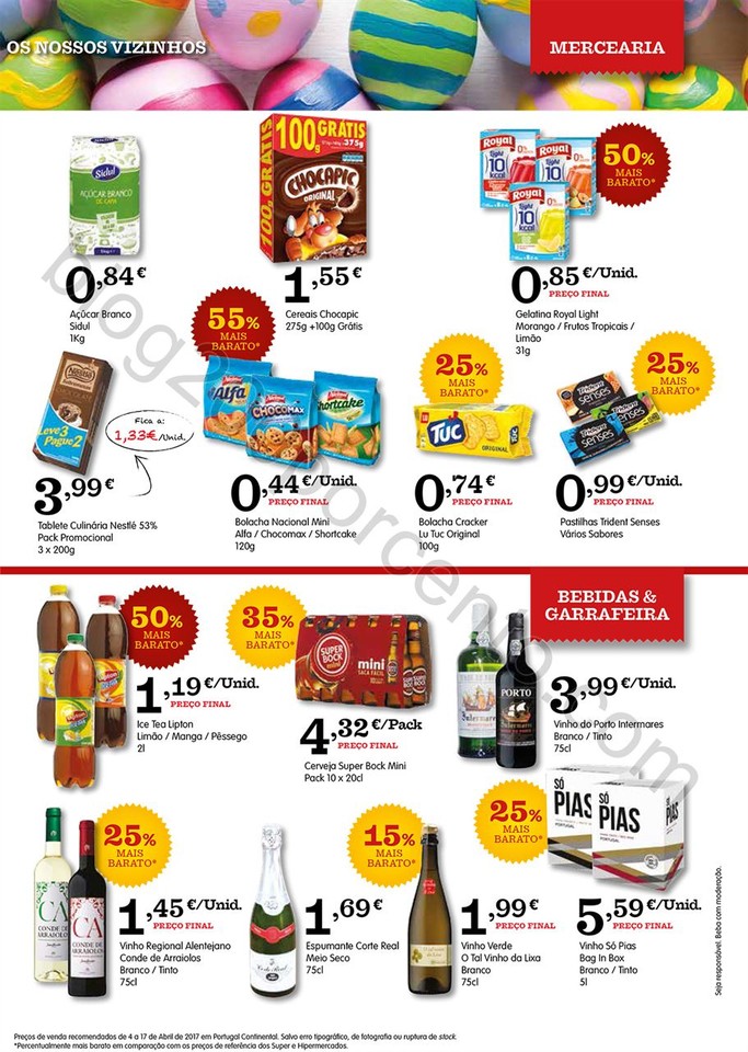 Antevisão Folheto AMANHECER Páscoa Promoções d