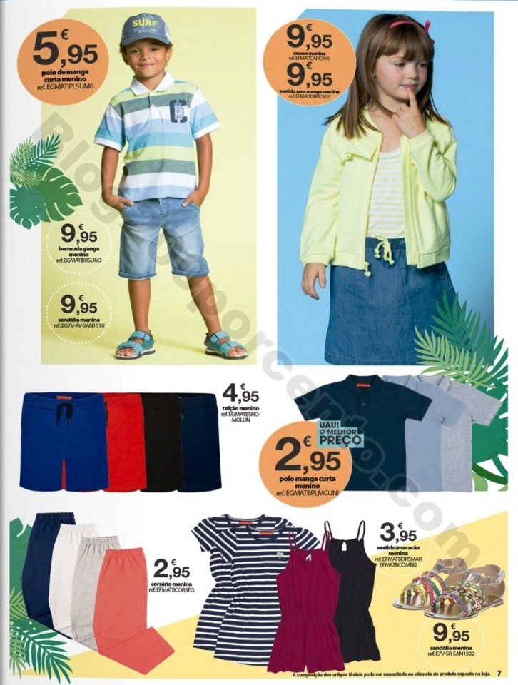 Antevisão Folheto E-LECLERC Moda Verão promoçõ