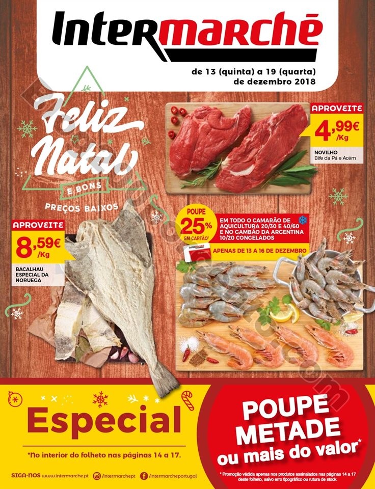 Antevisão Folheto INTERMARCHÉ promoções de 13 