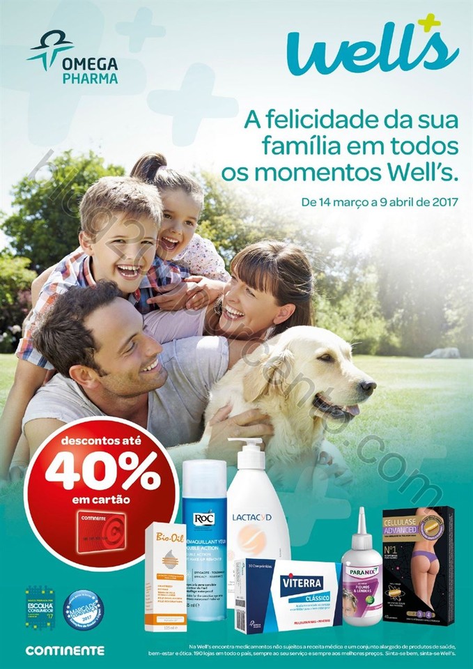 Novo Folheto WELLS Promoções de 14 março a 9 ab