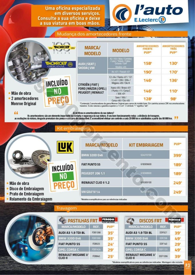 Antevisão Folheto E-LECLERC Aniversário auto pro