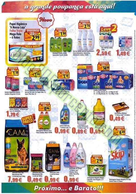 Antevisão Folheto A NOSSA LOJA Promoções de 9 a