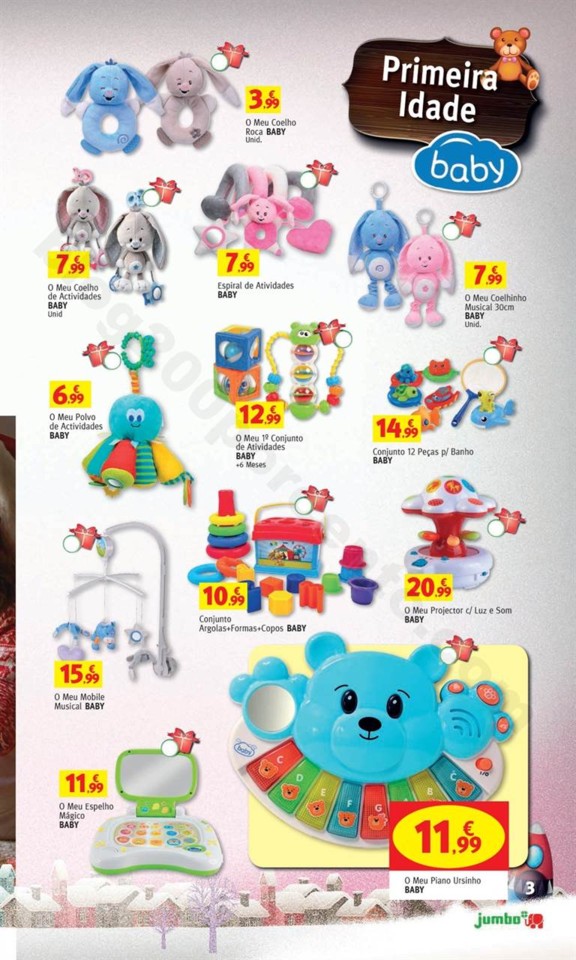 Antevisão Folheto JUMBO Brinquedos Natal promoç
