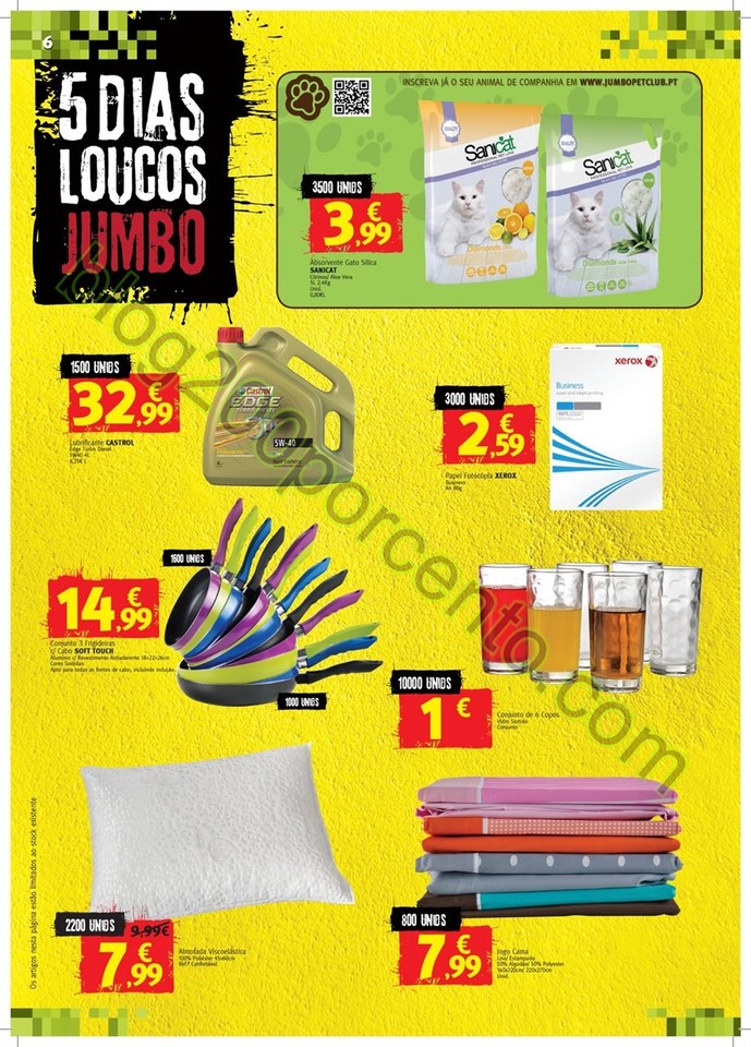 Antevisão Folheto JUMBO 5 Dias Loucos de 25 a 29 