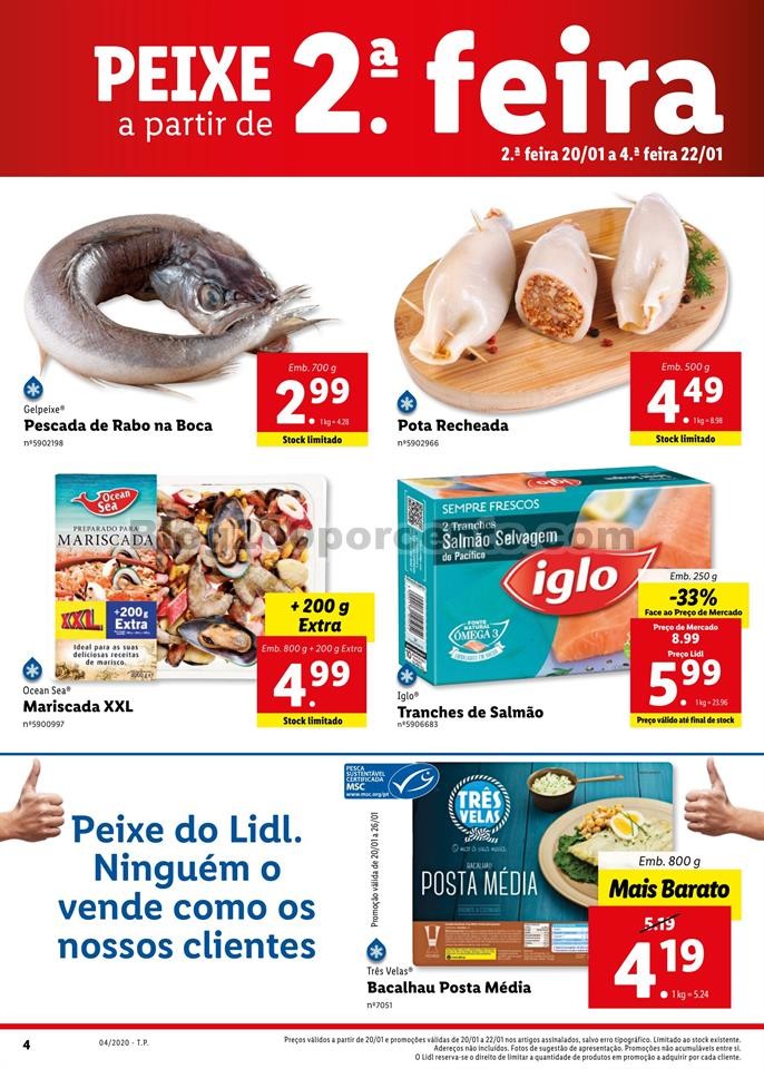 Antevisão Folheto LIDL Promoções de 20 a 26 jan
