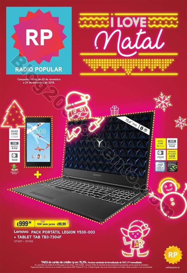 Antevisão Folheto RADIO POPULAR Natal promoções