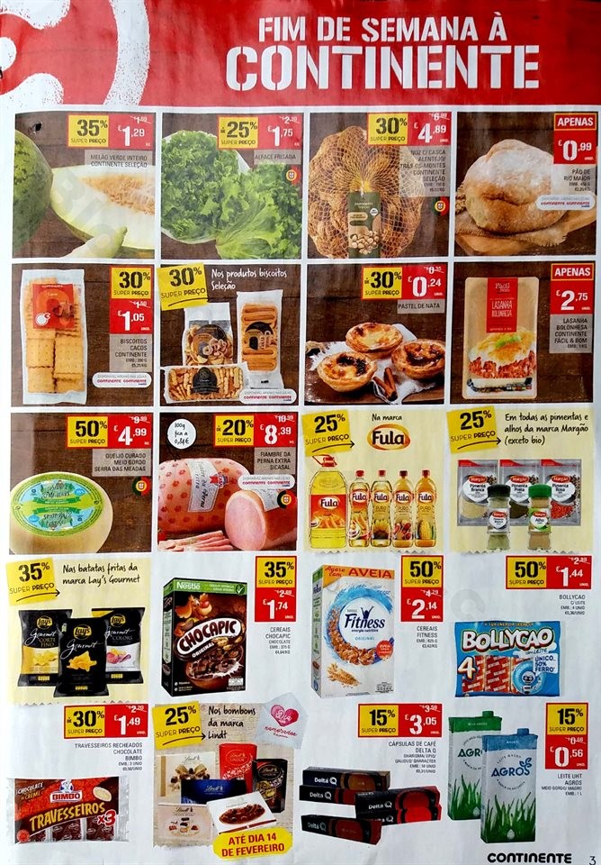 antevisao folheto continente fim de semana 8 a 11 