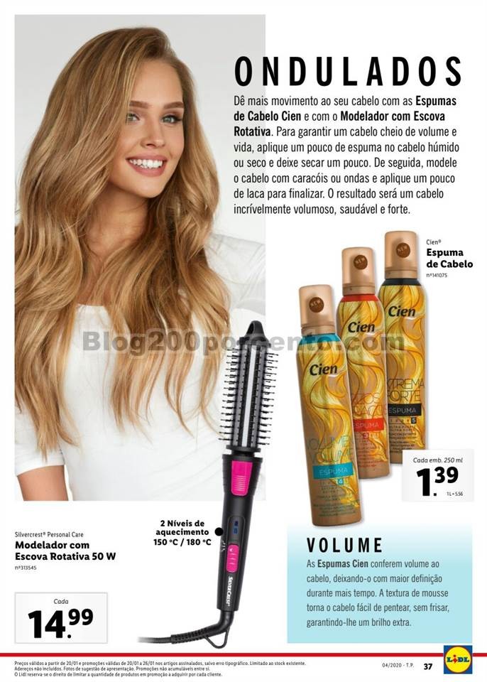 Antevisão Folheto LIDL Beleza Promoções de 20 a