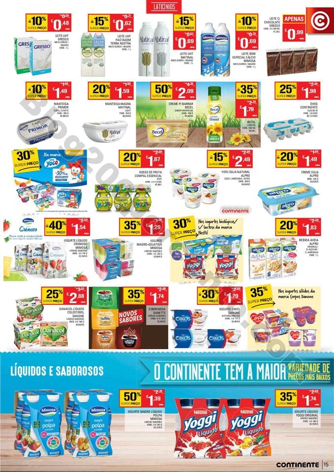 Antevisão Folheto CONTINENTE Promoções de 8 a 1