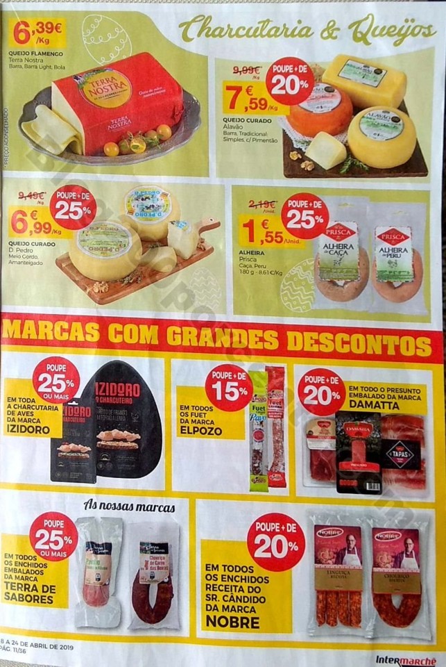 Intermarché Folheto promoções de 18 a 24 abril 