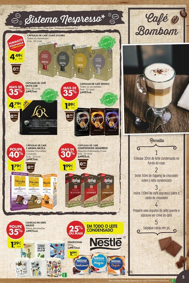 Antevisão Folheto PINGO DOCE Extra Bebidas Quente
