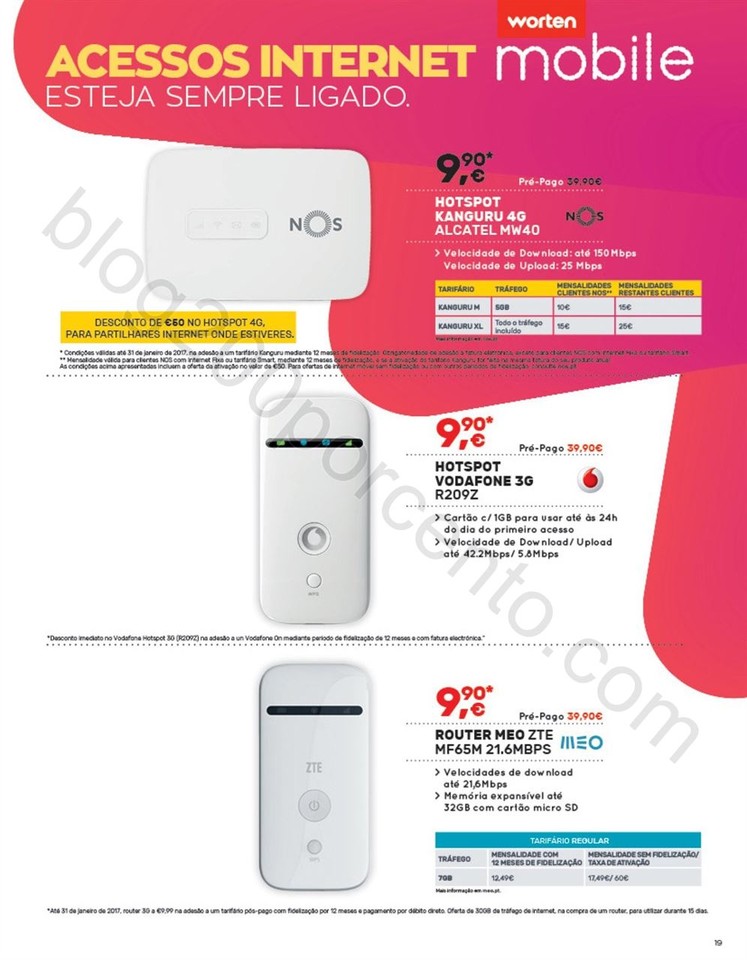 Novo Folheto WORTEN Mobile promoções até 8 feve