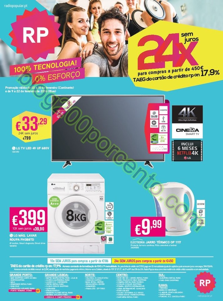 Antevisão Folheto RADIO POPULAR Promoções de 2 