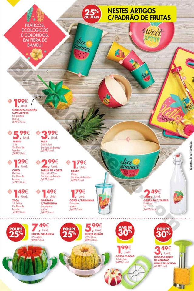 Antevisão Folheto PINGO DOCE Bazar verão promoç