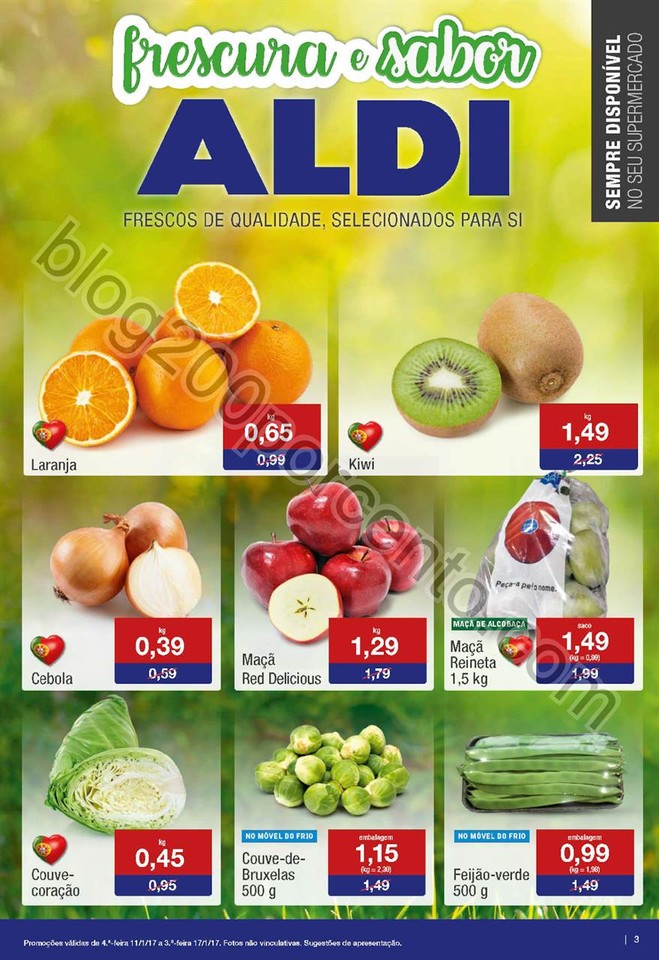 Antevisão Folheto ALDI Promoções a partir de 11