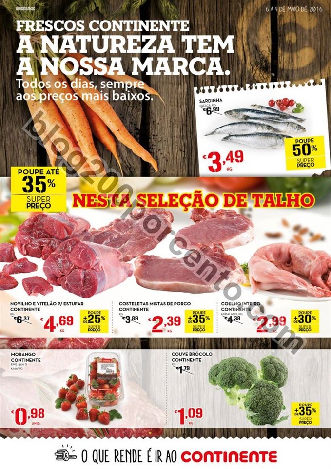 Antevisão Folheto CONTINENTE Fim de semana de 6 a