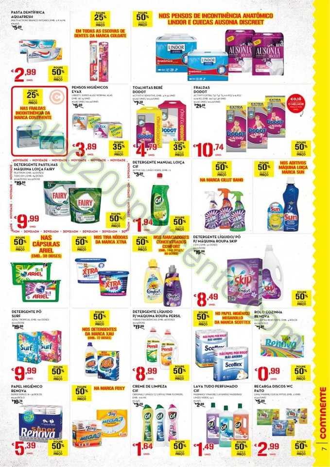 Antevisão Folheto CONTINENTE - MODELO Madeira de 