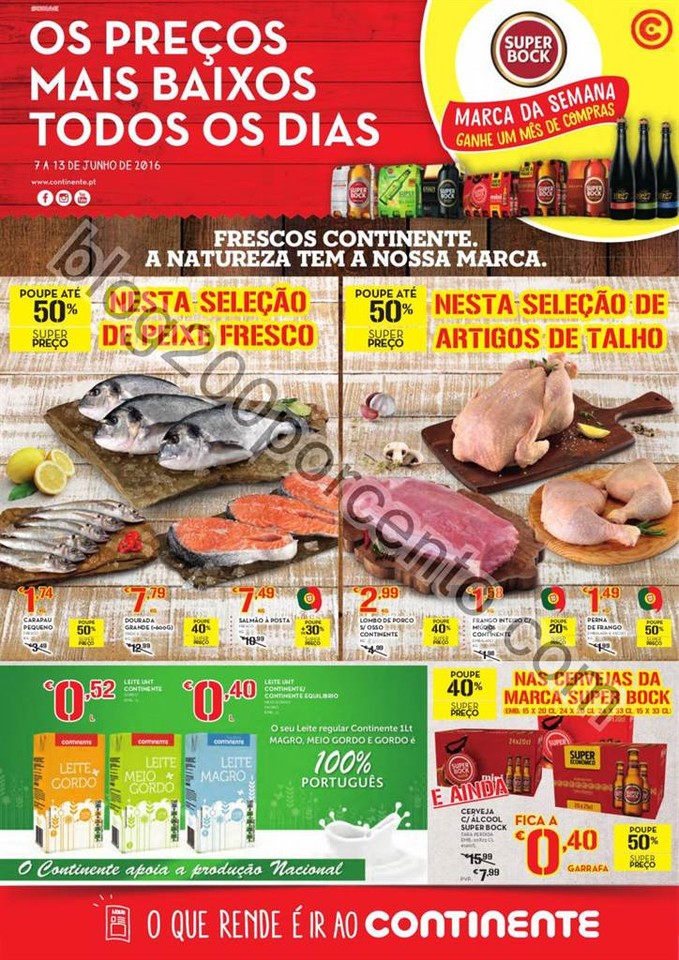 Antevisão Folheto CONTINENTE - MODELO Madeira de 