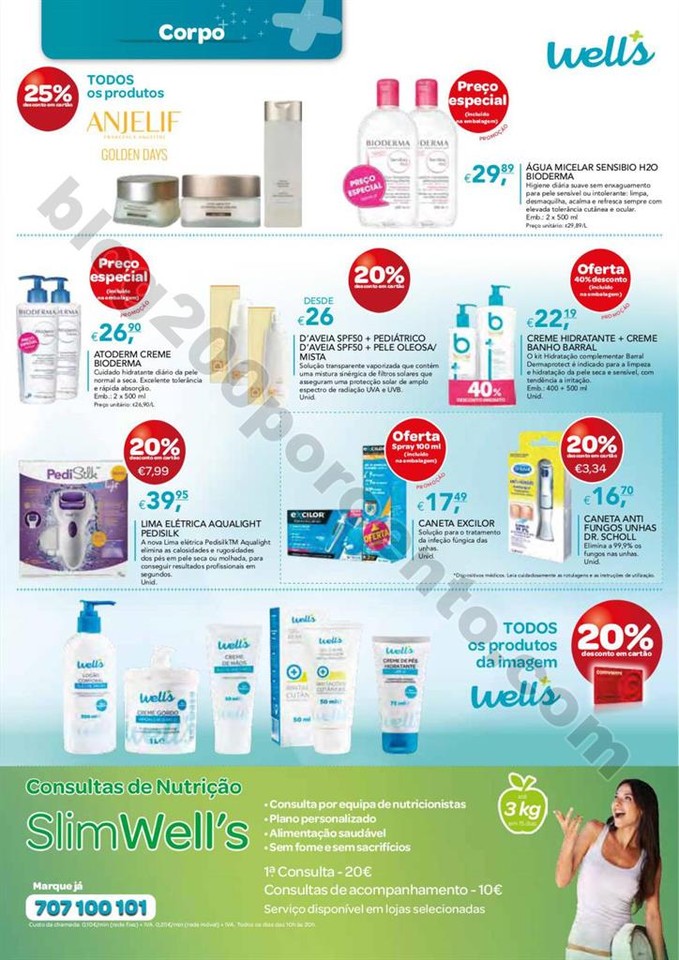 Antevisão Folheto WELLS Promoções de 22 agosto 