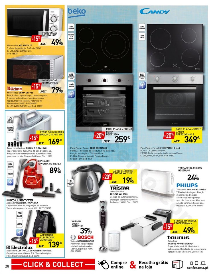 Antevisão Folheto CONFORAMA Promoções de 28 set