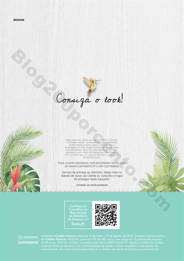 Antevisão Catálogo CONTINENTE Especial Ar Livre 