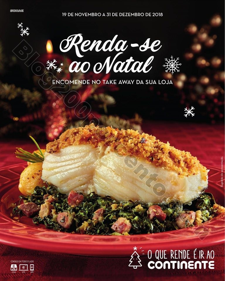 Antevisão Folheto CONTINENTE Especial ceia de nat