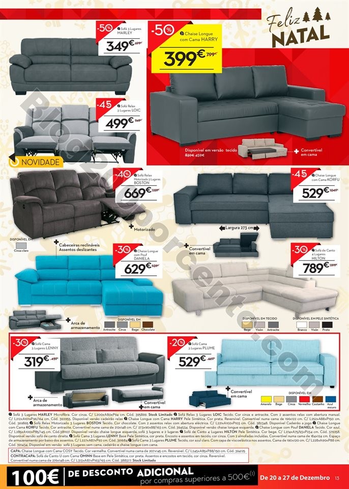 Antevisão Folheto CONFORAMA Natal promoções de 