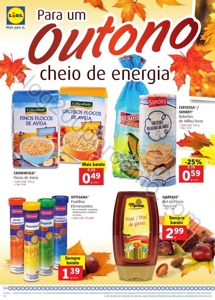 Antevisão Folheto LIDL Promoções de 27 outubro 