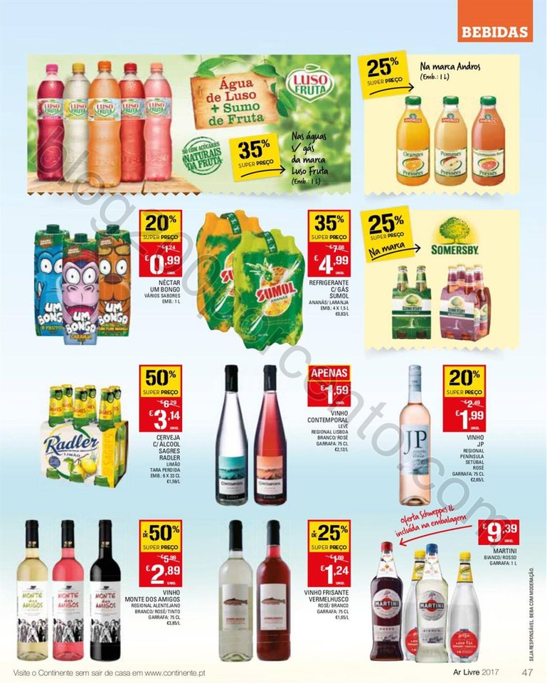 Antevisão Folheto CONTINENTE Feira Ar Livre promo