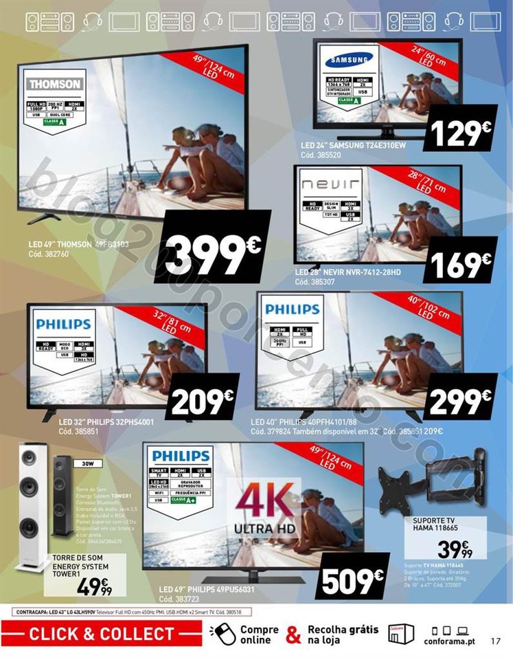 Novo FOlheto CONFORAMA Promoções de 8 a 29 junho