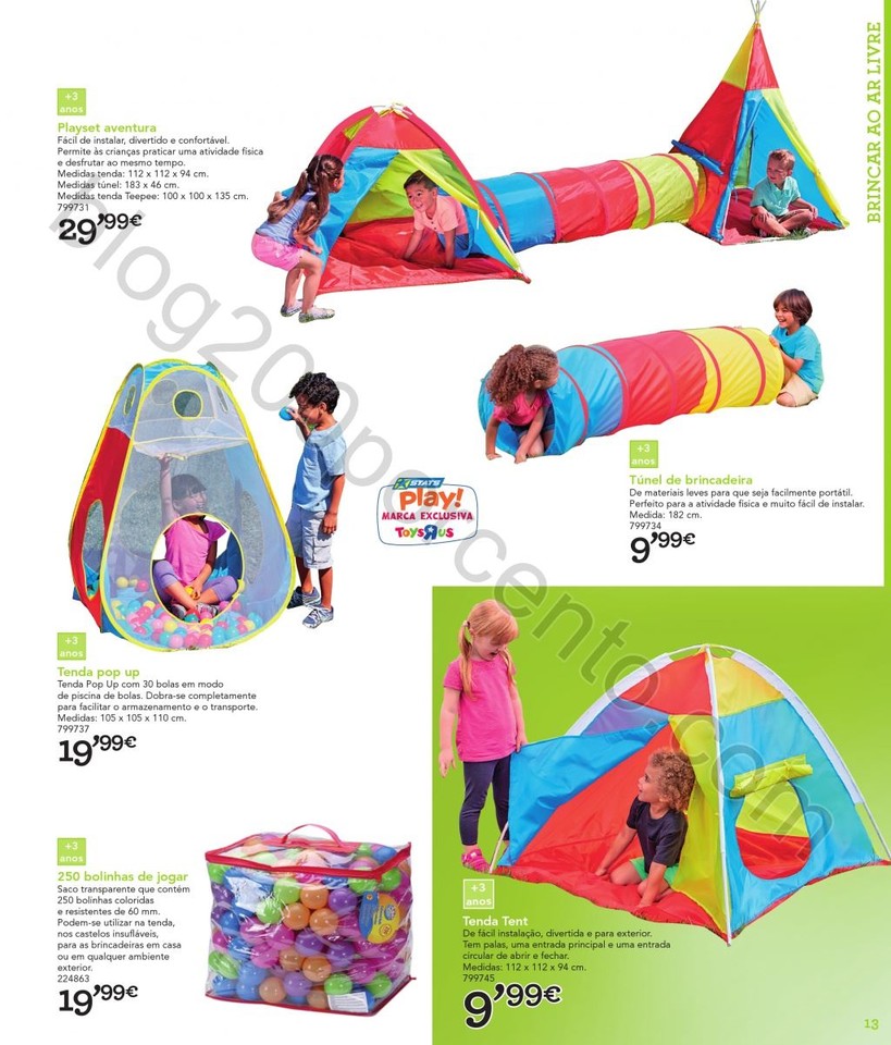 Antevisão Folheto TOYSRUS Ar Livre promoções de