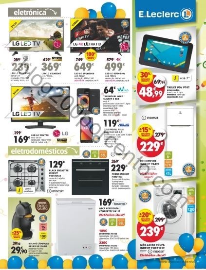 Antevisão Folheto E-LECLERC Aniversário Feira de