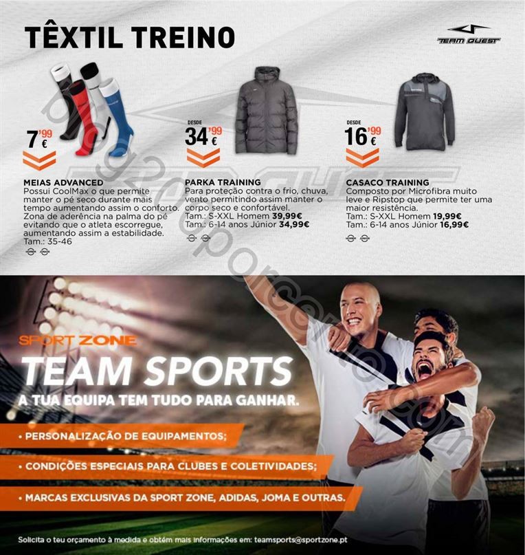 Novo Folheto SPORT ZONE Especial Futebol promoçõ