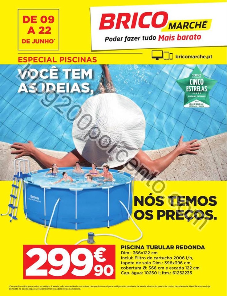 Antevisão Folheto BRICOMARCHÉ Promoções de 9 a