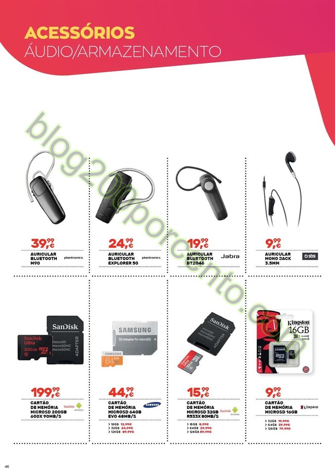 Novo Folheto WORTEN Mobile promoções até 31 mar