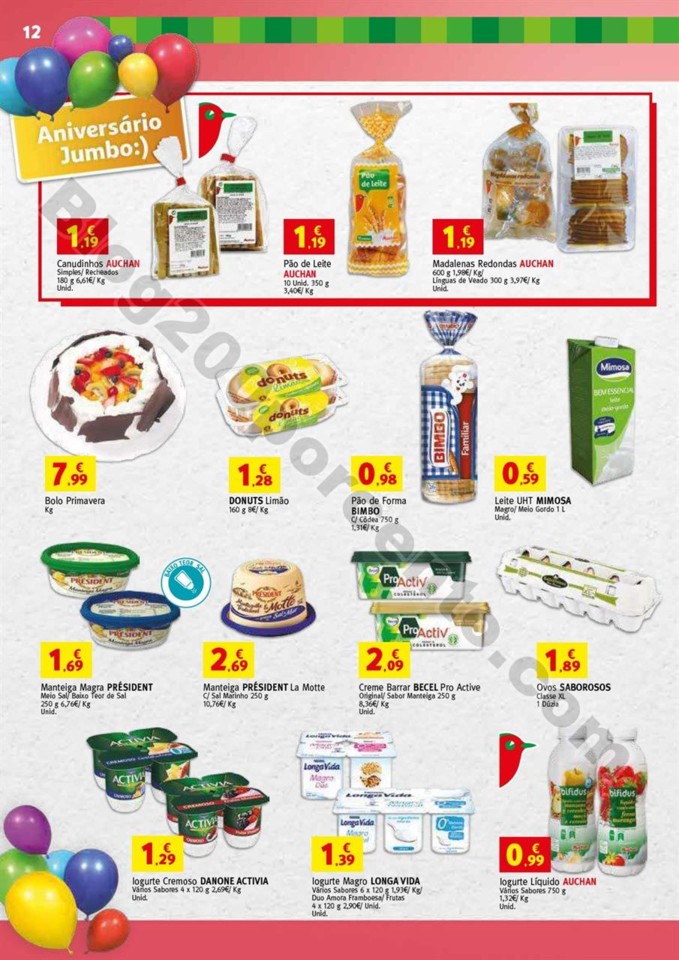 Antevisão Folheto JUMBO Aniversário promoções 