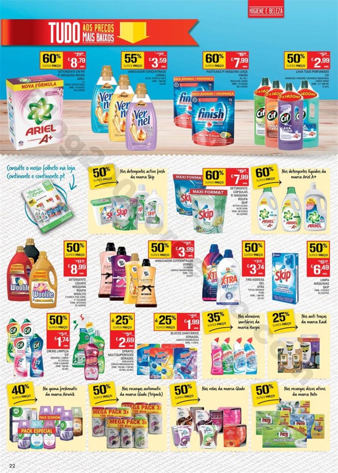 Antevisão Folheto CONTINENTE Promoções de 27 fe