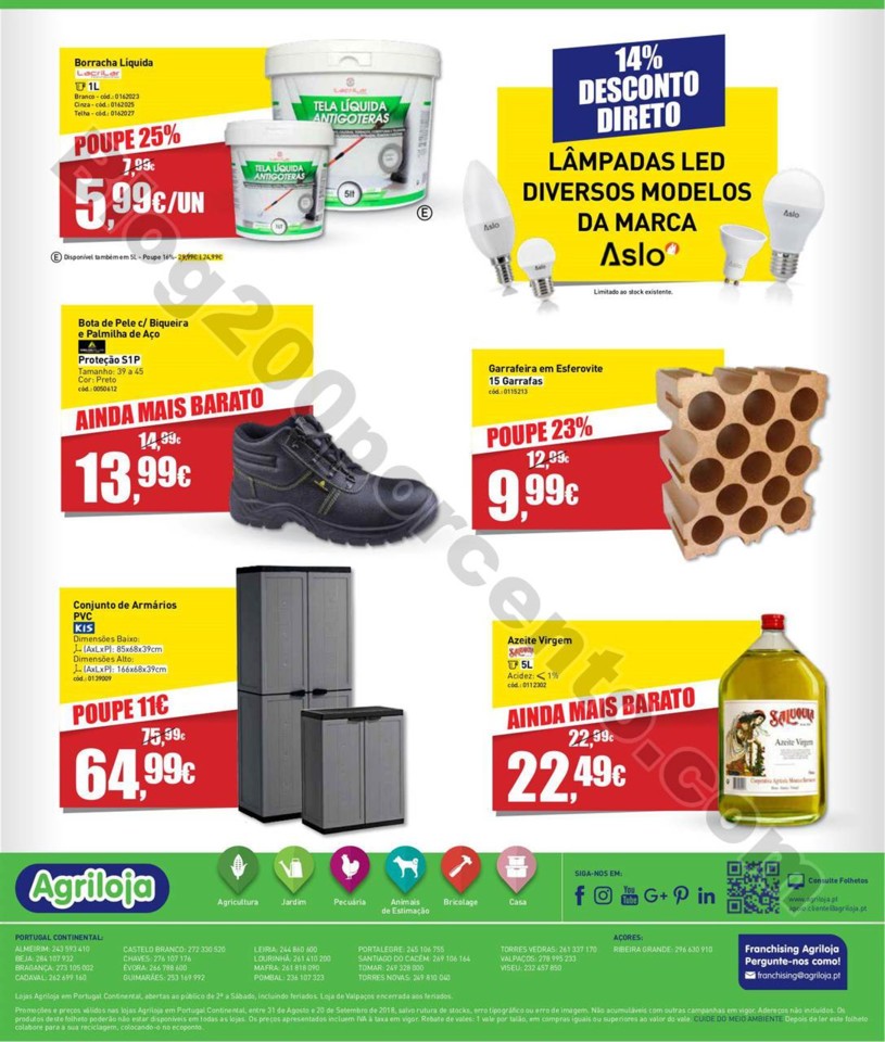 Antevisão Folheto AGRILOJA Promoções de 31 agos