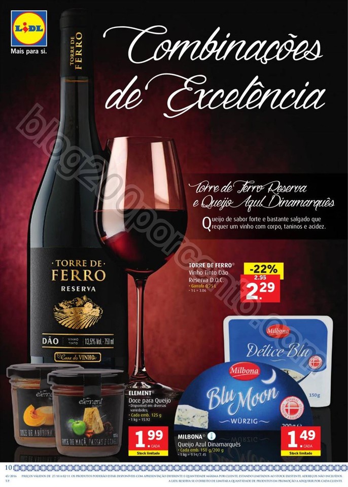 Antevisão Folheto LIDL Promoções de 27 outubro 