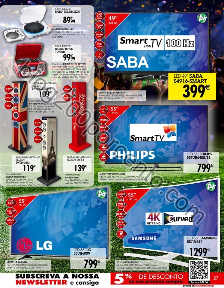 Antevisão Folheto CONFORAMA Promoções de 19 mai