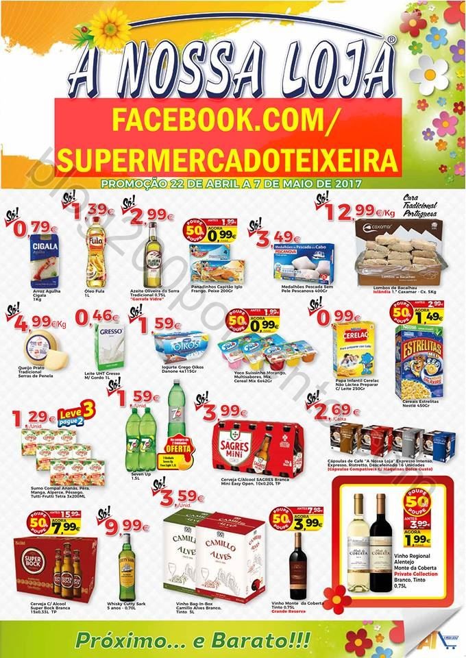 Antevisão Folheto A NOSSA LOJA Promoções de 22 