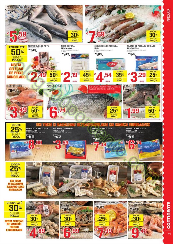Antevisão Folheto CONTINENTE Promoções de 1 a 7