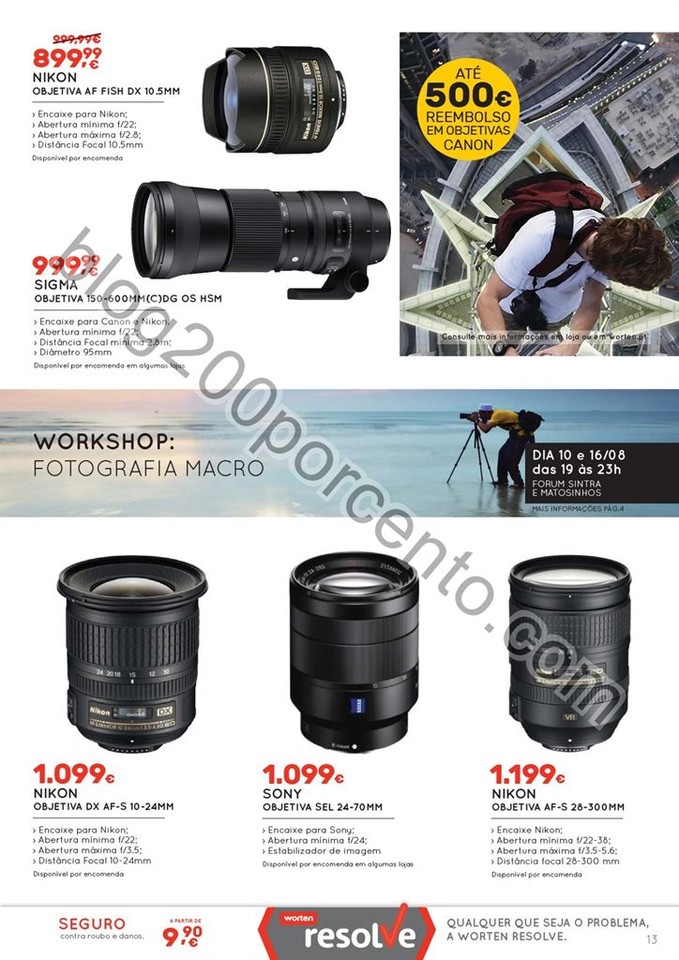 Novo Folheto WORTEN Especial fotografia até 17 ag