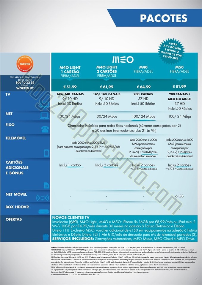 Novo Folheto WORTEN Mobile promoções de 3 a 31 d