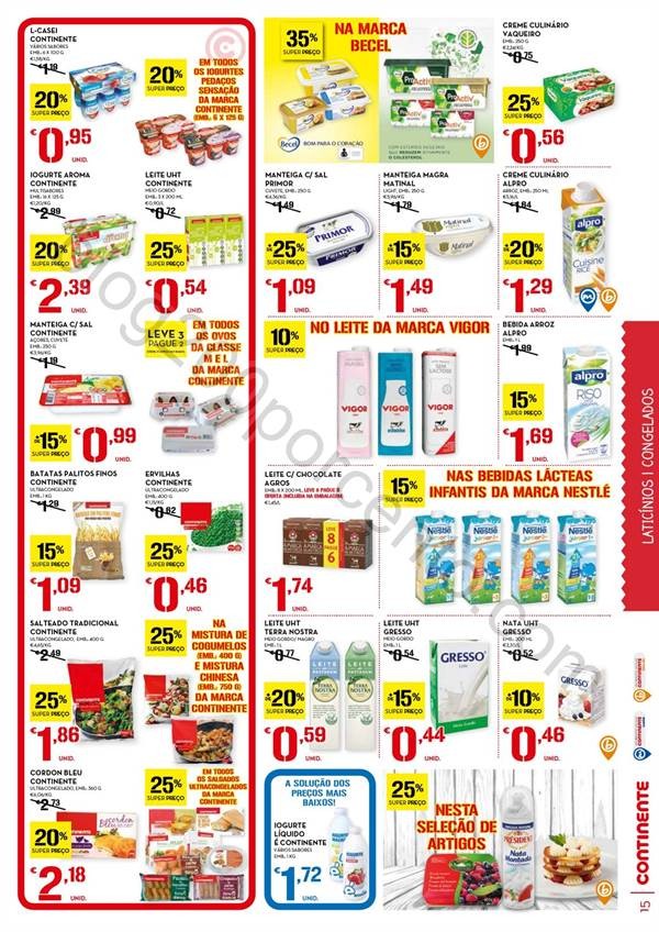 Antevisão Folheto CONTINENTE Promoções de 13 a 
