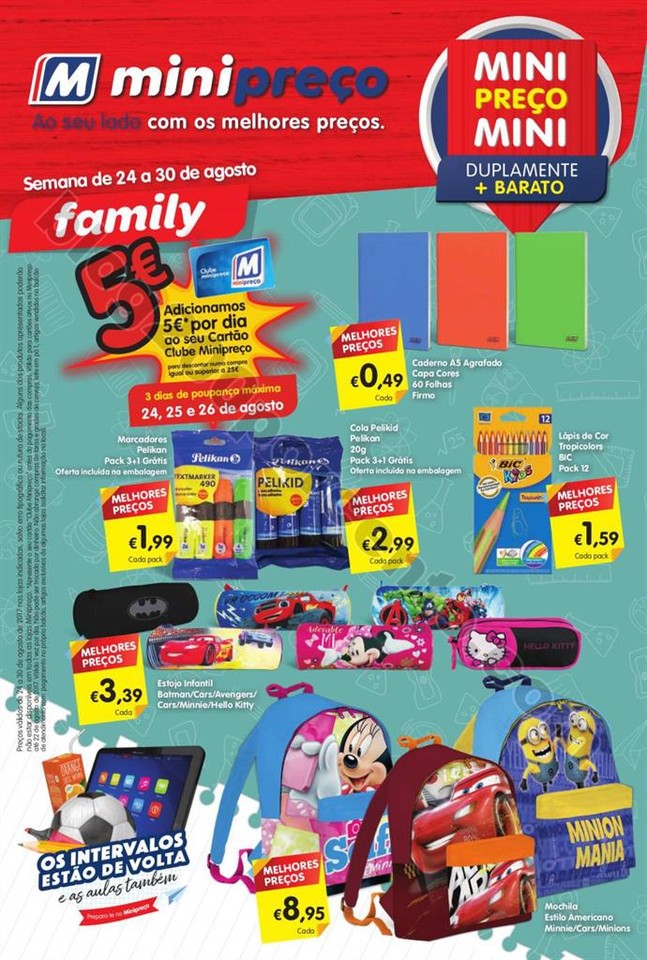 Antevisão Folheto MINIPREÇO Family Promoções d
